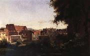 Corot Camille The theater from garden it Farnes
